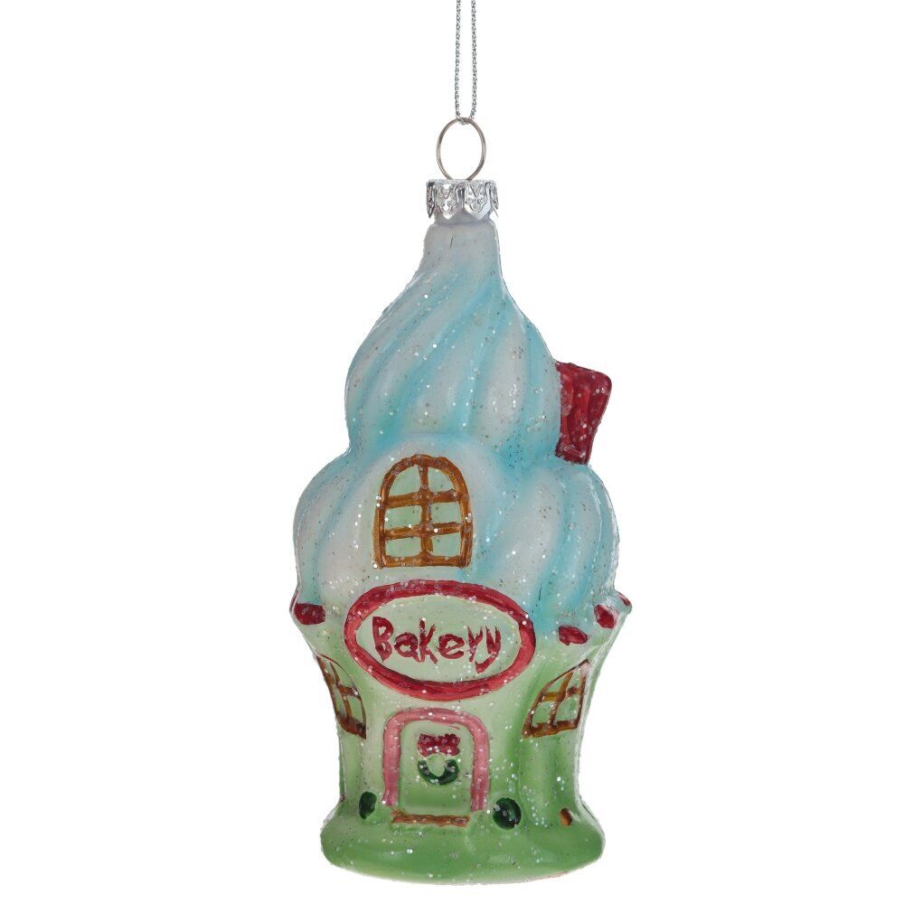 GAEM Украшение новогоднее "Домик", L6,5 W6,5 H13,5 см, 4в.