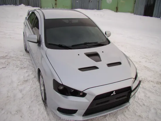 Капот EVO для Mitsubishi Lancer 10
