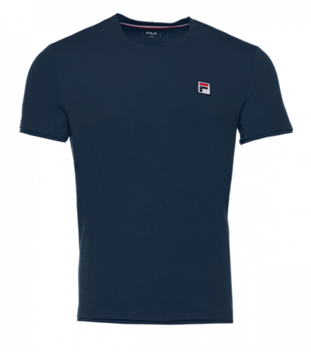 Мужская теннисная футболка Fila T-Shirt Milan M - peacoat blue