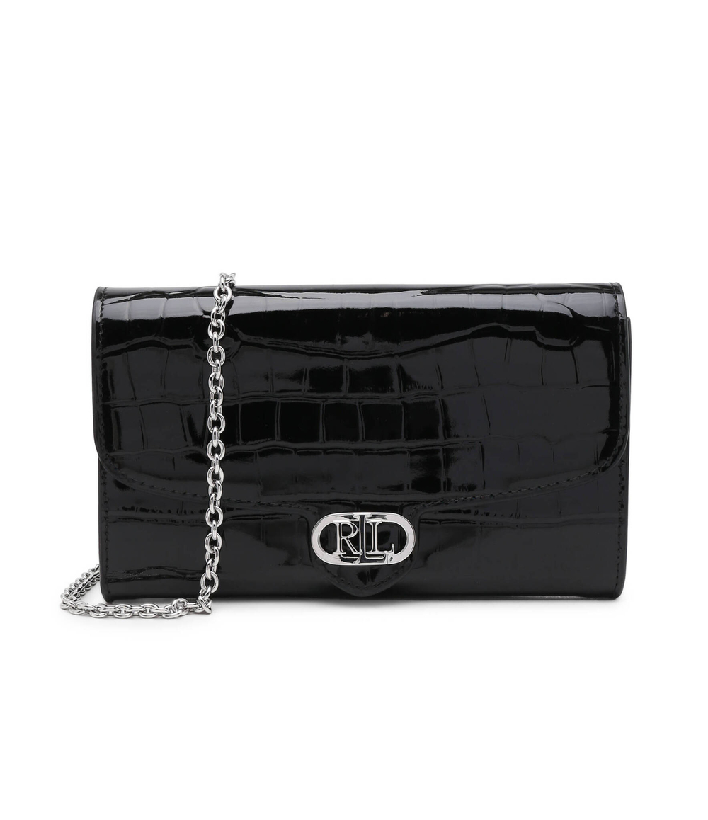 Кожаный клатч ADAIR LAUREN RALPH LAUREN - черный(431934878)