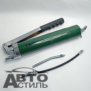 Шприц для смазки плунжерный  500мл  Автомастер" AMS-405К зеленый с клапаном