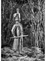 Оловянный солдатик Офицер Чугуевского полка в зимней форме, 1798-1800 г. г.