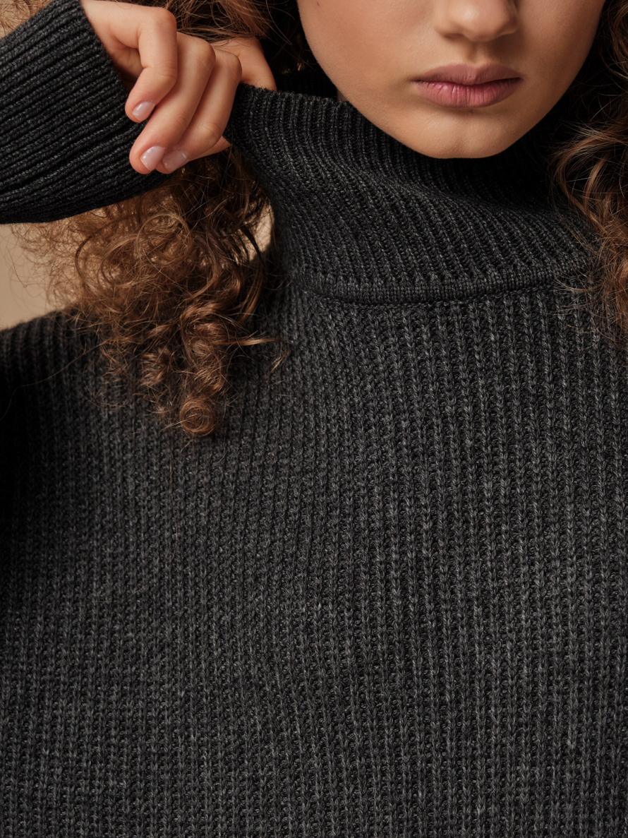 D0341-8101 Платье dbr, антрацит