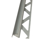 Профиль округлый под плитку для наружных углов Серебро матовое 9х9х2700мм