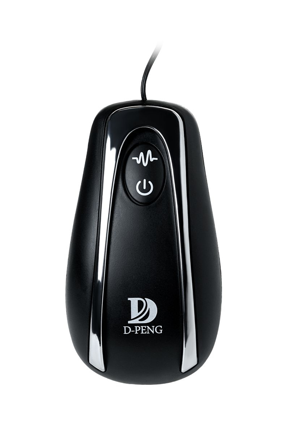 Чёрная анальная втулка G Point D-PENG с пультом - 12,3 см. (Цвет: черный)