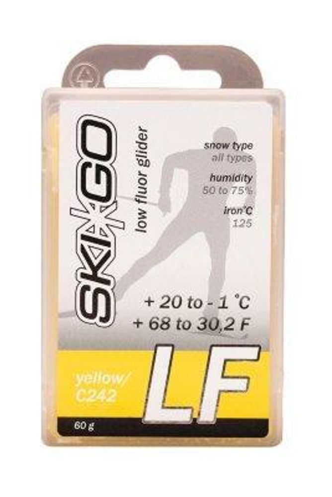 Парафин SKIGO LF, (+20-1 C), Yellow 200 g арт. 69008