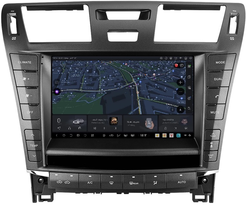 Магнитола для Lexus LS460 2009-2012 (рестайлинг, рамка 9) - Carmedia SF-1303-2-B QLed+2K, Android 13, UIS7870 (DUDU7), CarPlay, SIM-слот