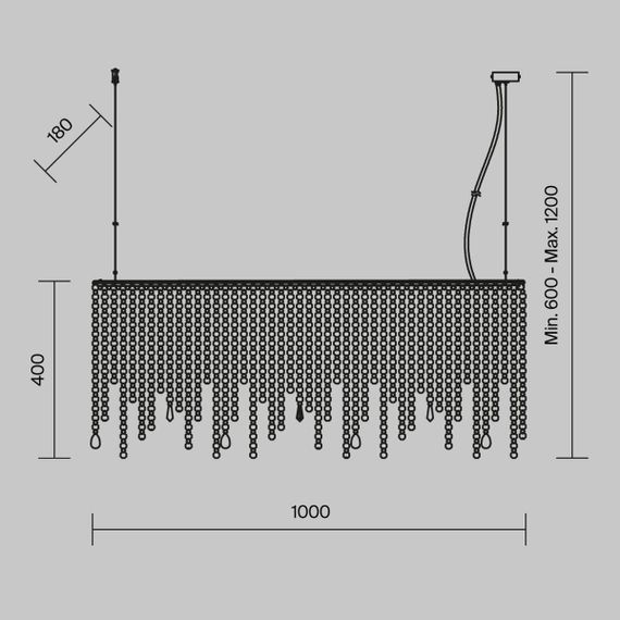 Подвесная люстра Maytoni Empress DIA002PL-05CH