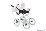Детская коляска Reindeer Prestige Lily 3 в 1 (синий с рисунком)