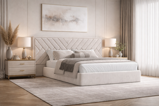 Кровать Торонто с широким изголовьем