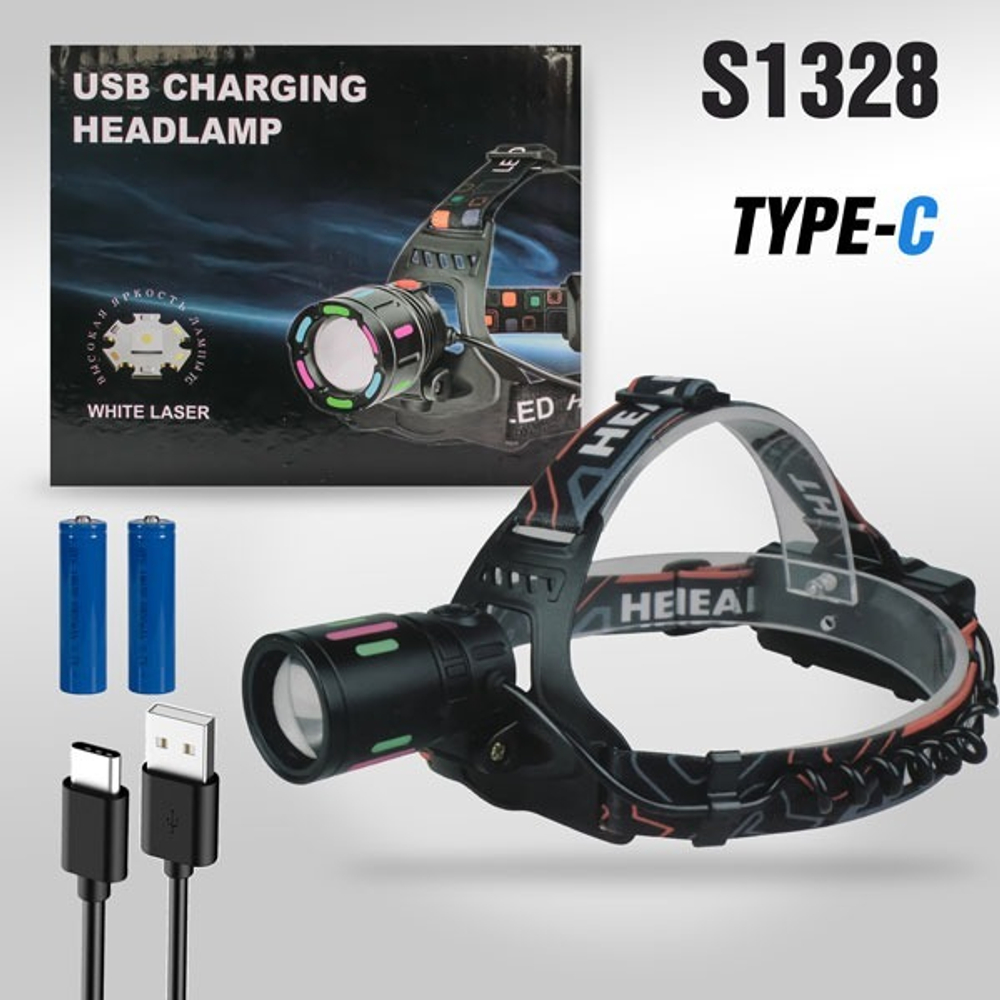 Налобный Светодиодный фонарь 8083 PM10-TG (S1328)