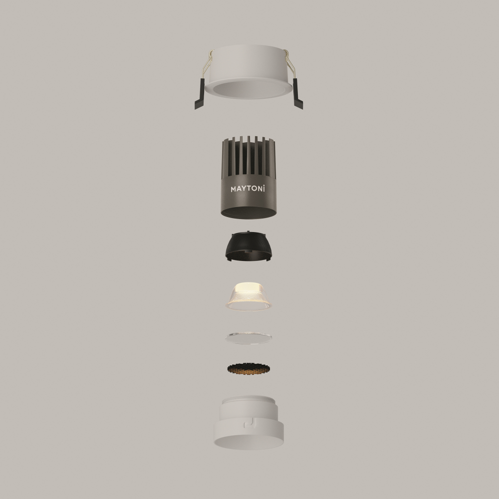 Встраиваемый светильник Technical DL115-10W-3K-W