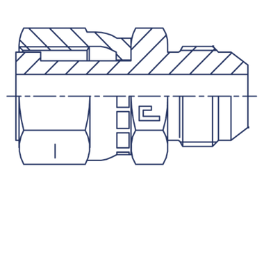 Адаптер ORFS/SAE STRAIGHT 25-25 CAST