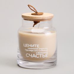 СВЕЧА В БАНОЧКЕ "NATURE" GINGERBREAD MAN 8,5*10 СМ МАЛ.= 6ШТ.