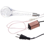 Гирлянда для улицы БАХРОМА «Ледяная капля» ш3,5* в0,6/0,8 м (8 насадок h-18 см), прозр. пров, пост.свечение,IP-65, 220v, Белый