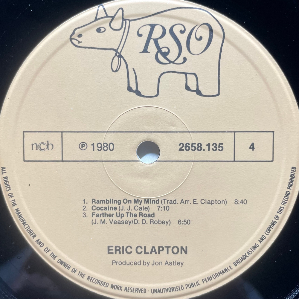 Eric Clapton ‎– Just One Night 2LP (Скандинавия 1980г.)