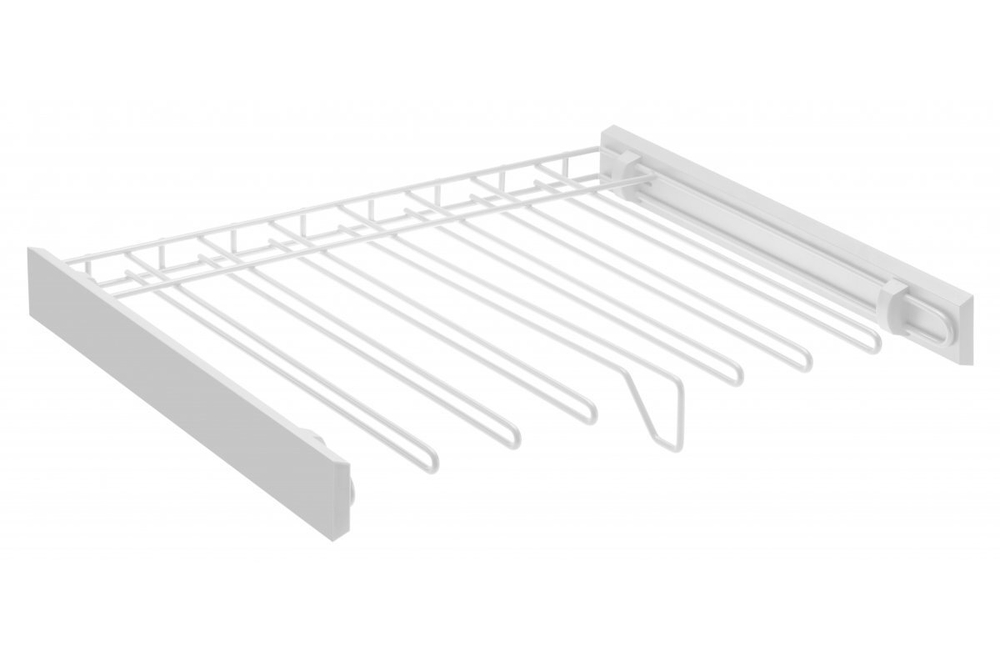 Вешалка для брюк SMART 700мм, без направляющих, белый