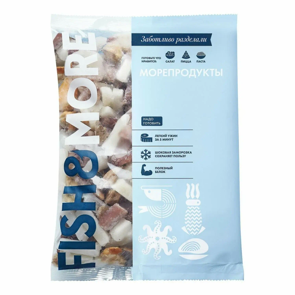 Морской коктейль 0,93 кг, карт 9,3 кг Fish&More