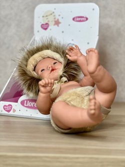 Кукла Llorens виниловая 30см Mini Baby Lion (63201)