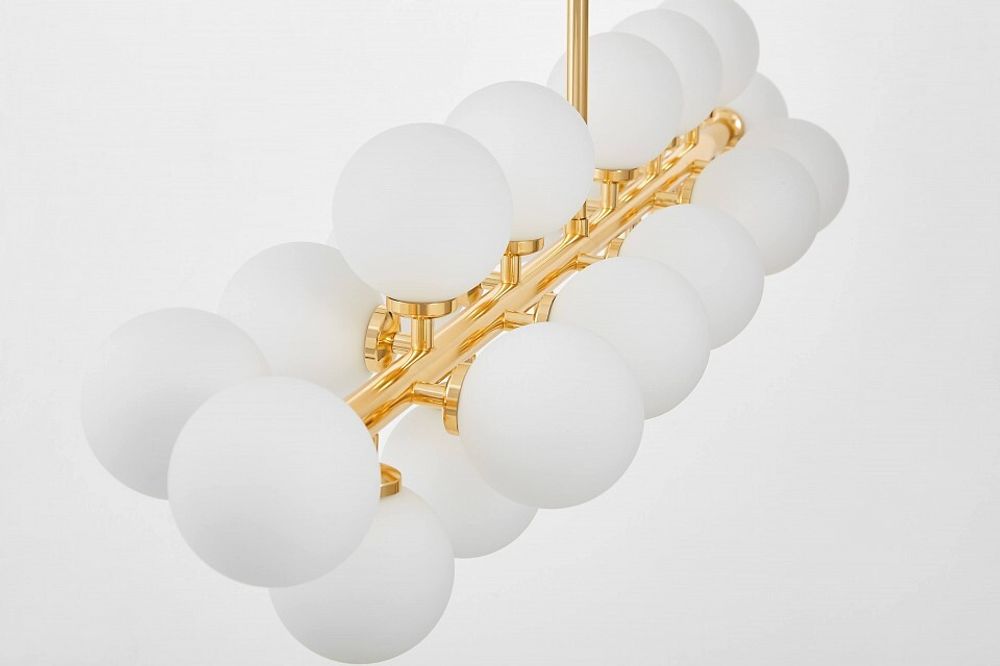 Люстра на штанге LUMINA DECO MARSIADA LDP 6033-24 GD