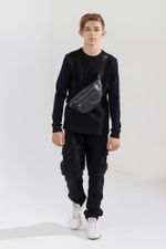 Джемпер для мальчика Лонг-2 Виотекс ЧЁРНЫЙ