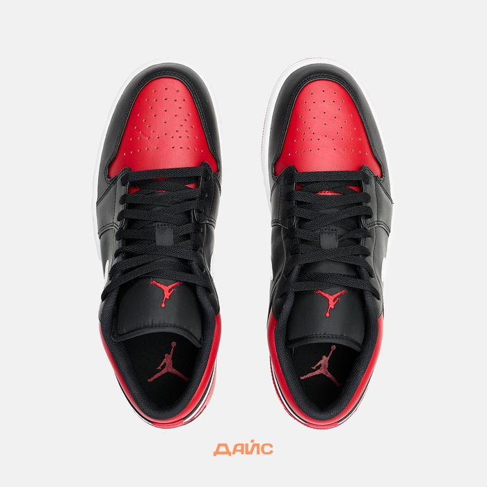 Кроссовки Jordan 1 Low Alternate Bred Toe  артикул:553558-066 - купить в магазине Дайс
