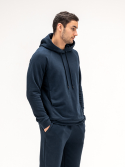 Костюм мужской спортивный (без начеса) Темно синий