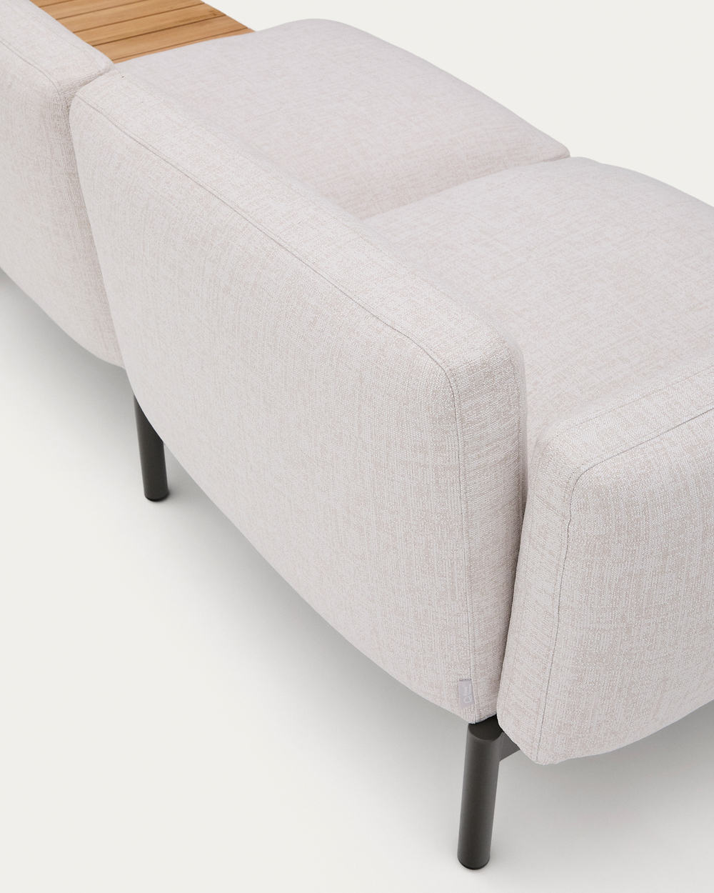 Sorells Уличный модульный 3-местный диван бежевый со столиком