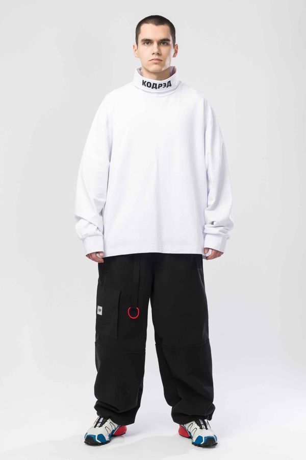 Водолазка оверсайз Rollneck Wide Coderedneck белая - фото 4