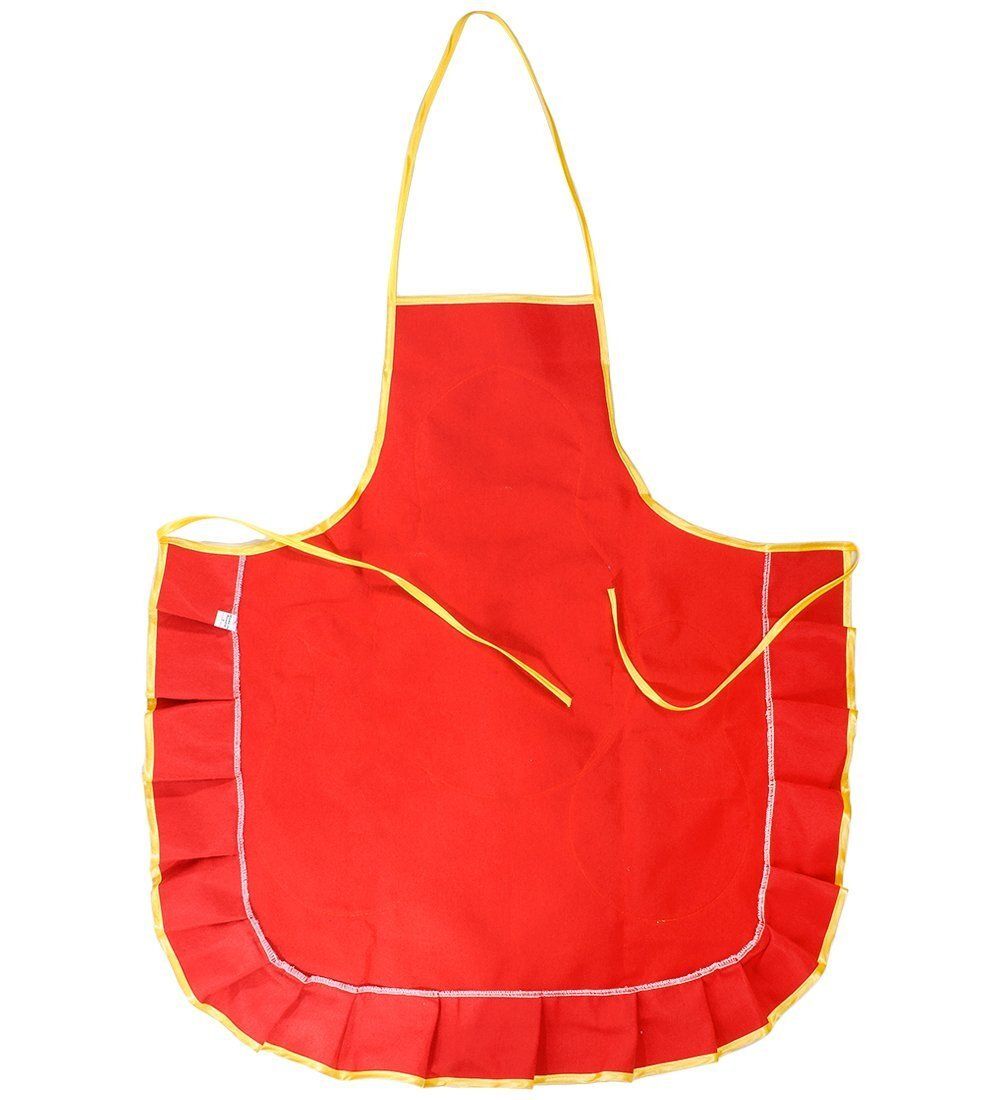 ТК-221 Фартук «Матрешки» для взрослых (красный)