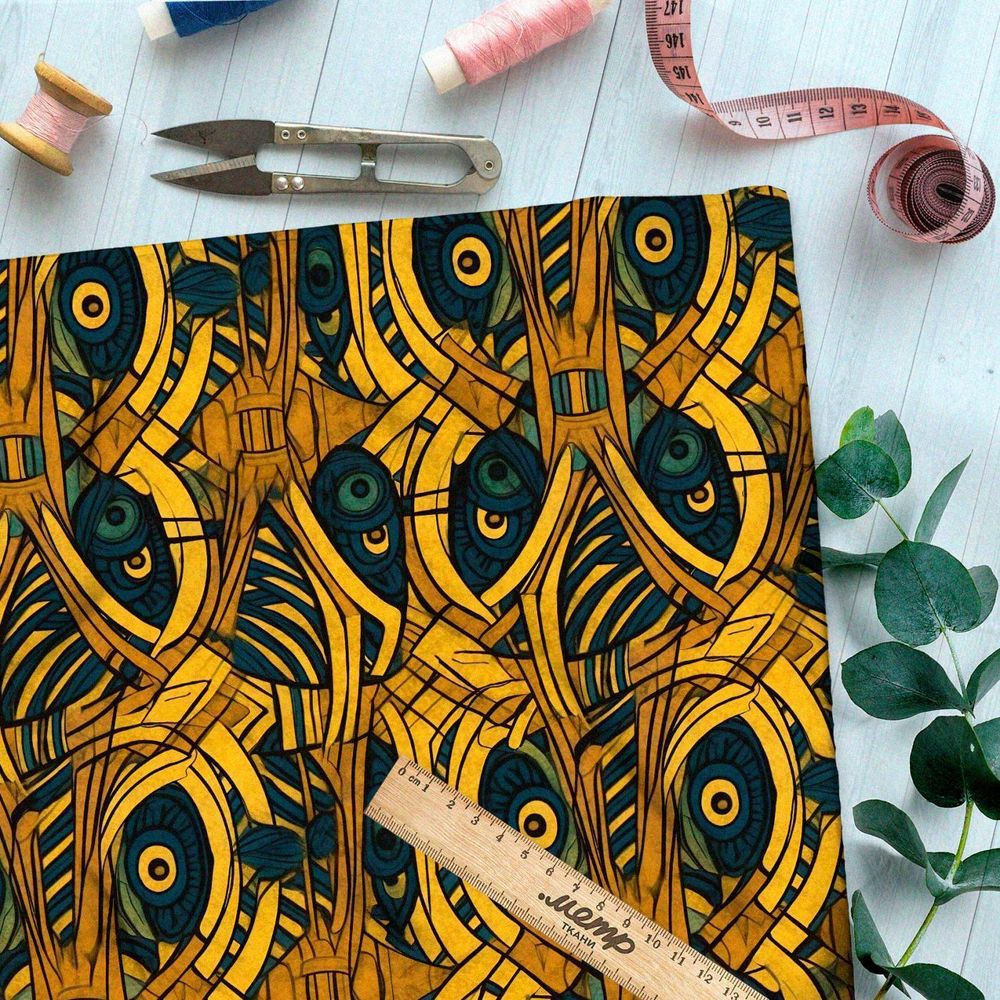 Ткань Барби этнический флёр