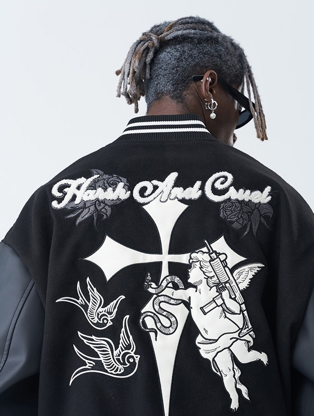 Бомбер HARSHandCRUEL "Lock, Stock and Two Smoking Barrels" Varsity Jacket