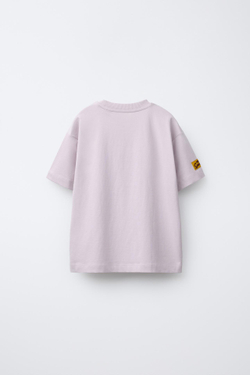 ZARA ФУТБОЛКА С ПРИНТОМ THE SIMPSONS ™ MATT GROENING, ЦВЕТ МАЛЬВЫ