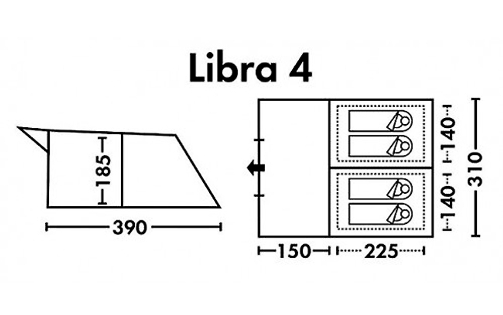 Палатка FHM Libra 4