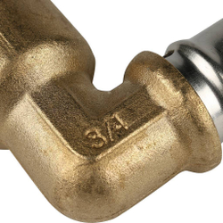 Угольник-переходник с внутренней резьбой   3/4"х20