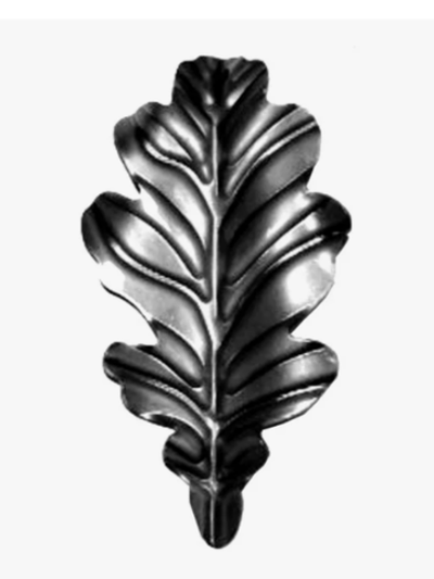 Дубовый лист кованый 140х74 мм (2мм)