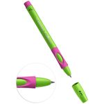 Ручка шариковая Stabilo "LeftRight" для левшей, синяя, 0,8мм, грип, зеленый/малиновый корпус