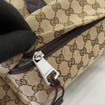 Мужская сумка Gucci GG Canvas Small Duffle Bag бежевая