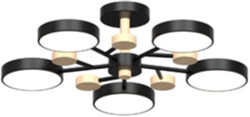 Потолочный светодиодный светильник LED4U L3204-620 BK