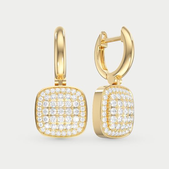 Серьги золотые