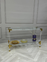 Консоль Ist Casa Роялти, 120х40х76 см, прозрачный