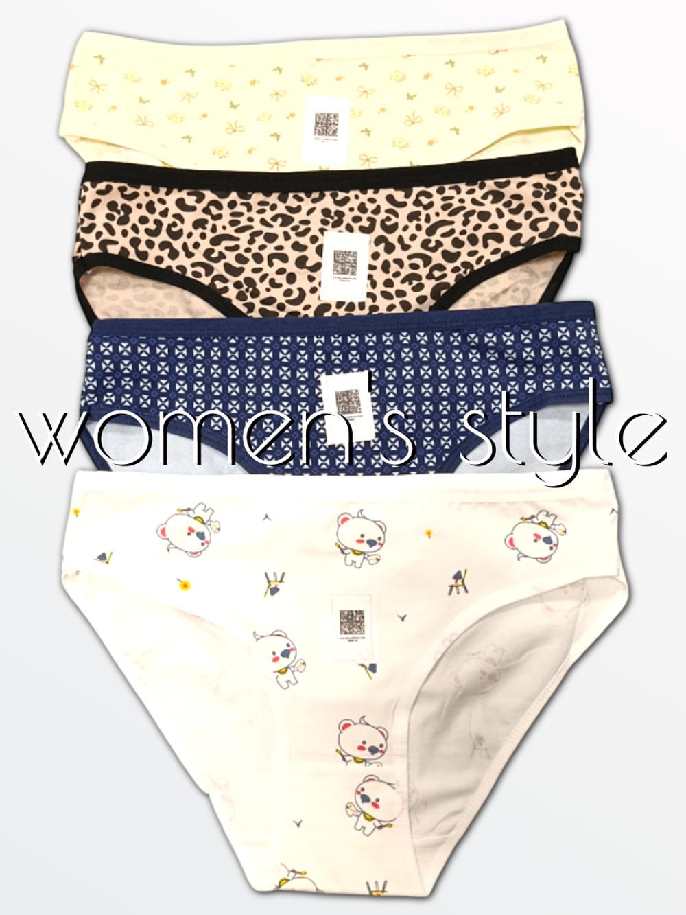 Трусы женские набивка, микс  (XL)