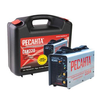 Сварочный инвертор Ресанта САИ-220 в кейсе