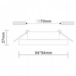 Встраиваемый светильник ST-Luce Gera ST205.418.01