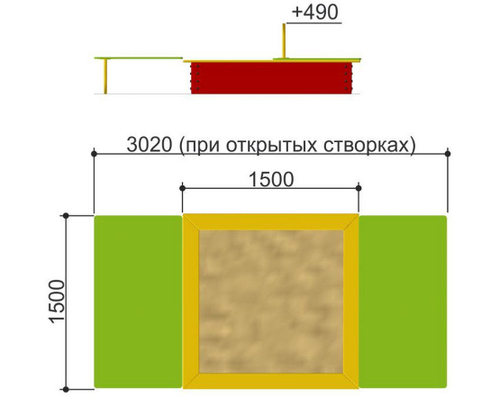 Детская песочница 109.22.00