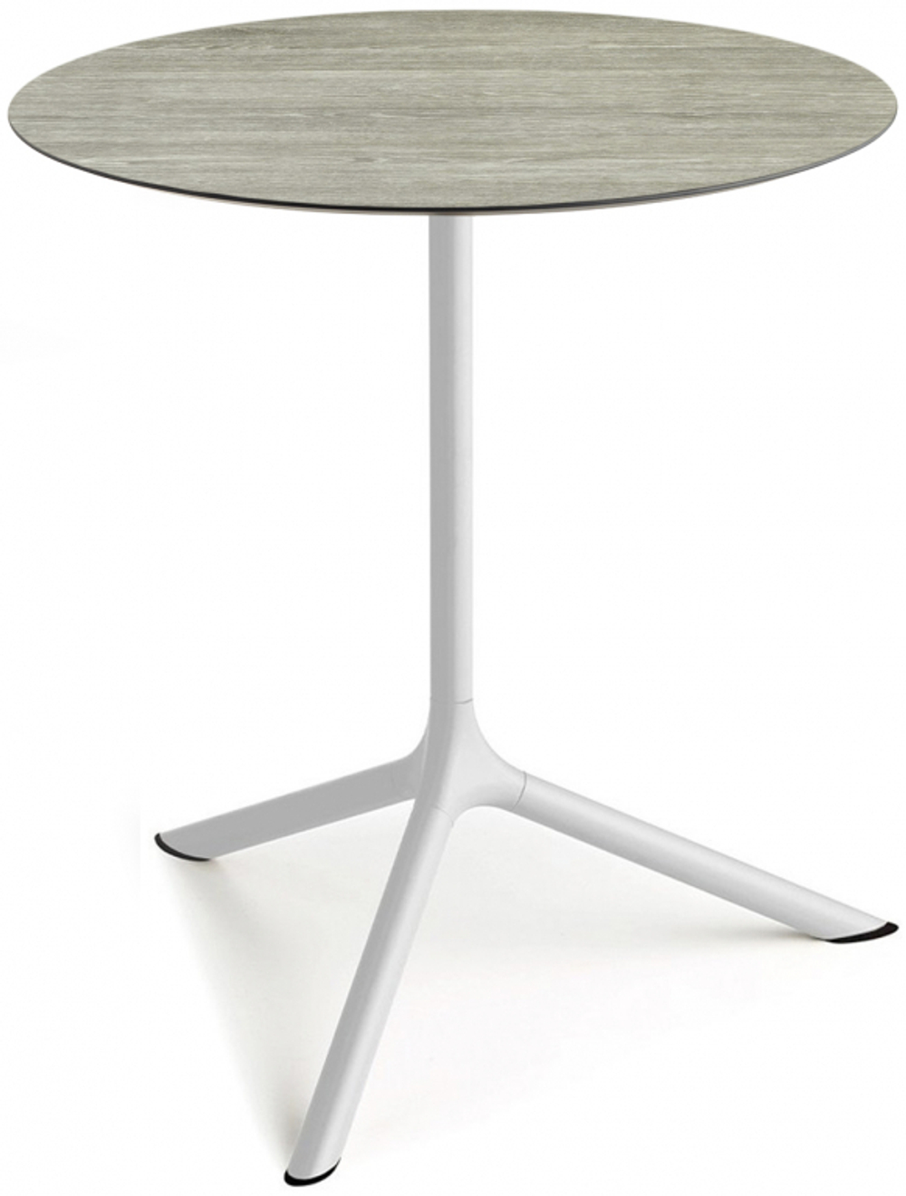 Стол ламинированный обеденный Scab Design Tripe Maxi, белый, состаренный серый дуб