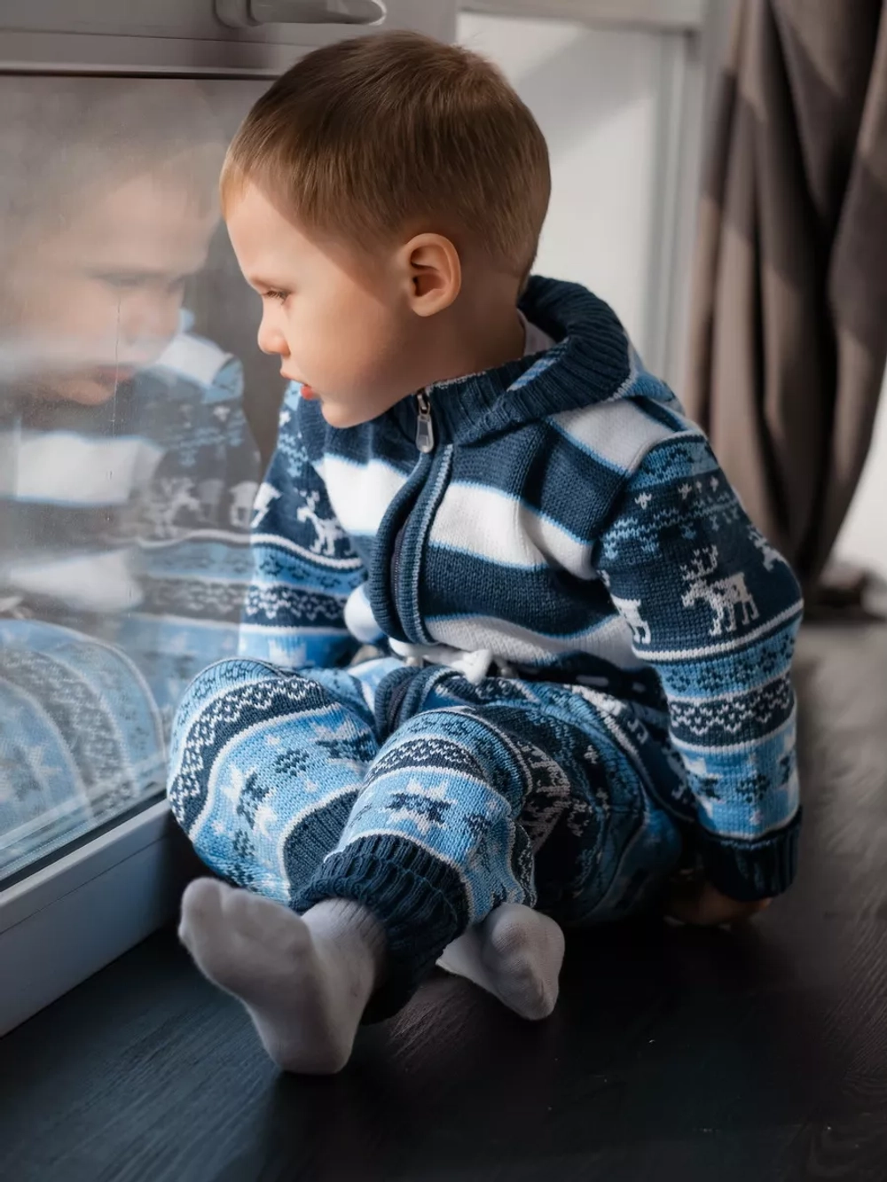 Комбинезон вязаный