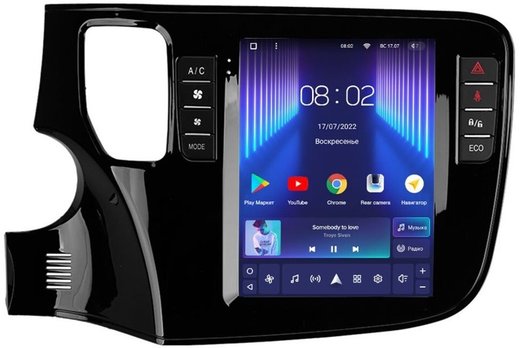 Магнитола Mitsubishi Outlander 3 2012-2022 - Teyes TPRO 2 монитор 9.7" в стиле "Тесла" на Android 10, ТОП процессор, 4G SIM-слот