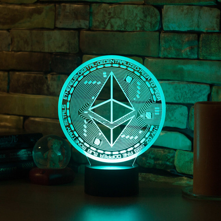 3Д-светильник "Ethereum" (Эфириум)