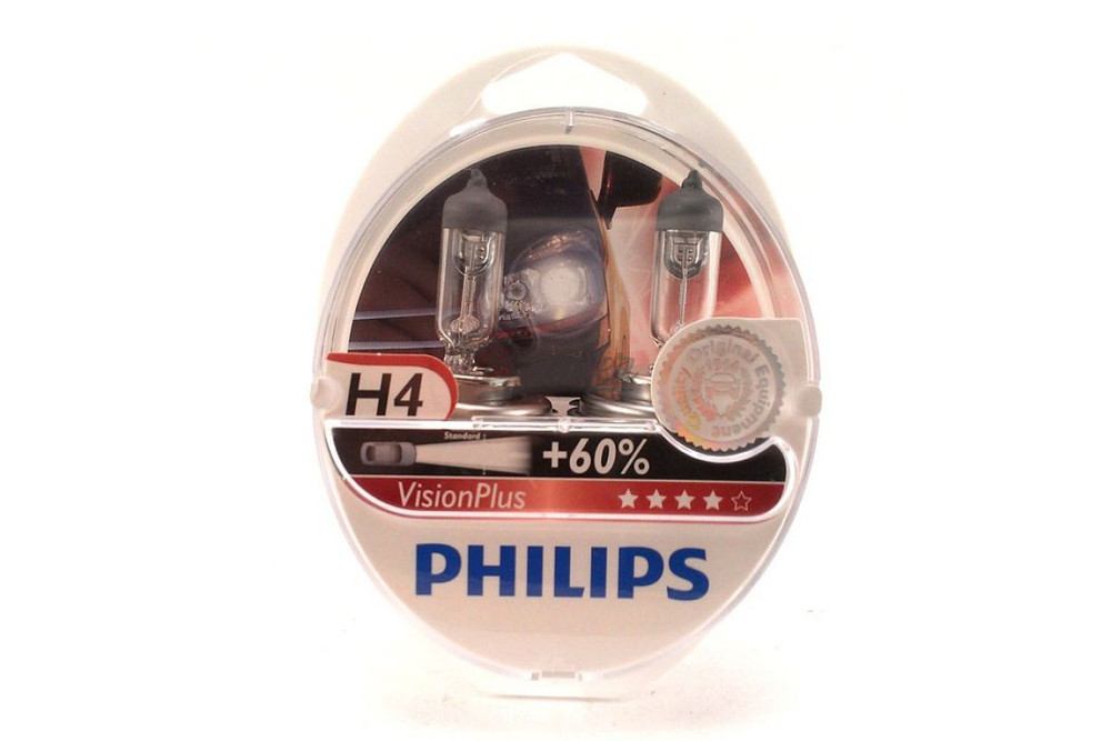 Галогеновые лампы Philips Vision +60% H7,12V